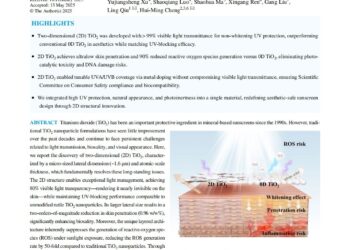 Well-Known Chinese Brand Publishes Landmark Paper in Springer Nature’s Top Journal Nano-Micro Letters