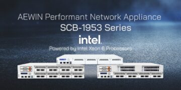 AEWIN Launches SCB-1953 Series High-Performance Network Appliances Powered by Intel Xeon 6 Processors