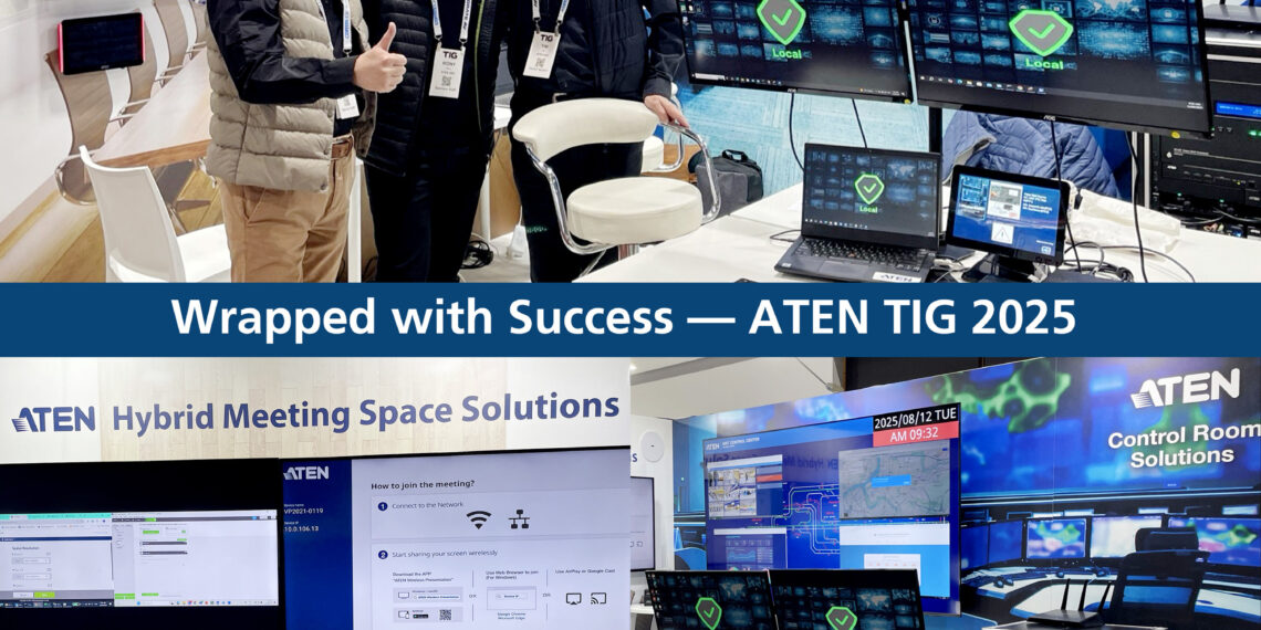 Commanding the Future: ATEN Unveils Next-Gen Visualized MRT Control Center at Tech in Gov 2025