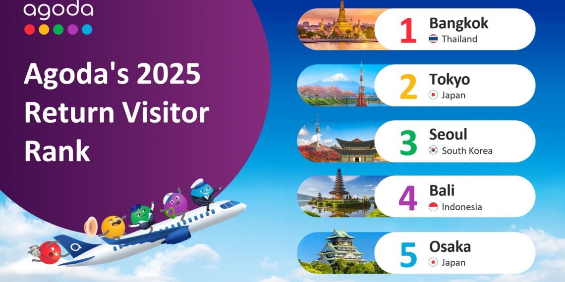 Agoda Unveils Return Visitor Ranking of Asian Cities That Keep Travelers Coming Back for More