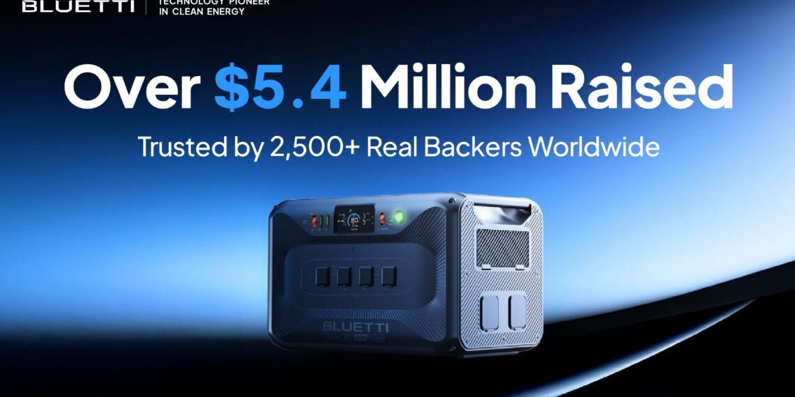 BLUETTI Apex 300 Launches in Retail After Raising $5.4M, Leading 2025’s Crowdfunding Charts