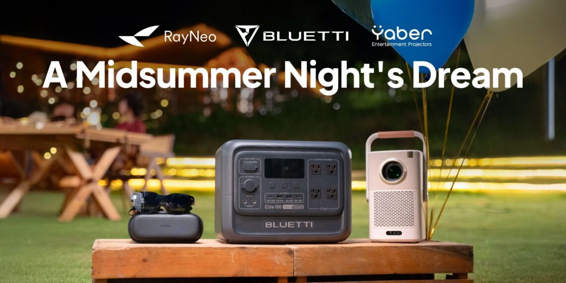 BLUETTI Partners with Yaber and RayNeo to Power Shared Joy & Solo Retreats This Summer
