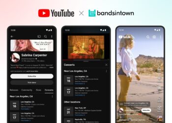 YOUTUBE AND BANDSINTOWN LAUNCH EXCLUSIVE CONCERT LISTINGS PARTNERSHIP TO TURN VIEWERS INTO CONCERTGOERS