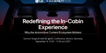LG TO UNVEIL NEW CONTENT PARTNERSHIPS TO ENHANCE IN-VEHICLE EXPERIENCE AT IAA MOBILITY 2025