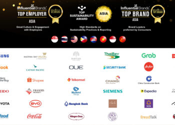 INFLUENTIAL BRANDS AWARDS CELEBRATES 14 YEARS RECOGNISING BRAND LEADERSHIP, WORKPLACE EXCELLENCE, SUSTAINABILITY AND VISIONARY LEADERSHIP IN ASIA