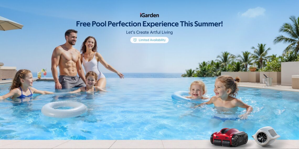Experience Pool Perfection at Home — Free Trials of iGarden’s High-Tech Pool Innovations Now Available in California