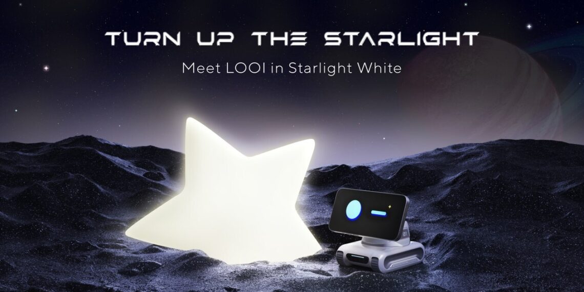 TangibleFuture’s AI Desktop Robot LOOI to Launch New “Starlight White” on Aug. 21