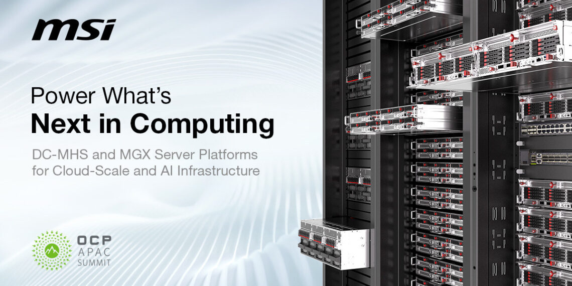 MSI Showcases DC-MHS and MGX Server Platforms for Cloud-Scale and AI Infrastructure at OCP APAC 2025