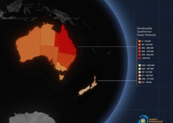 Project InnerSpace Launches GeoMap™ Oceania, Revealing Nearly 1,600 GW of Untapped Geothermal Potential in Australia and 100 GW in New Zealand