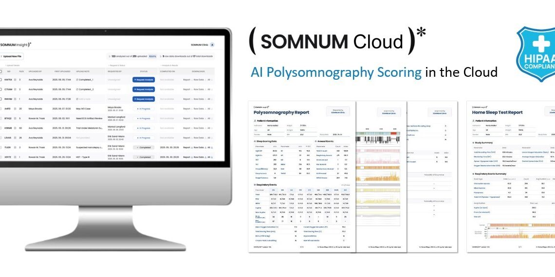 HoneyNaps Launches Cloud Version of AI Sleep Diagnostic Software “SOMNUM™” at SLEEP 2025