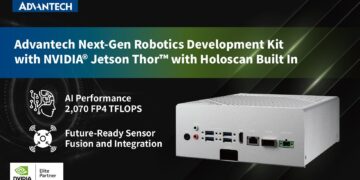 Advantech Announces Next-Gen Robotics Development Kit with NVIDIA Jetson Thor with Holoscan Built In