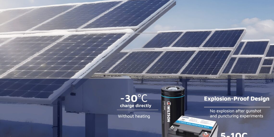 Wiltson Energy Launches 26650 LiFePO₄ Low-Temperature Battery for Solar Tracker Backup Power