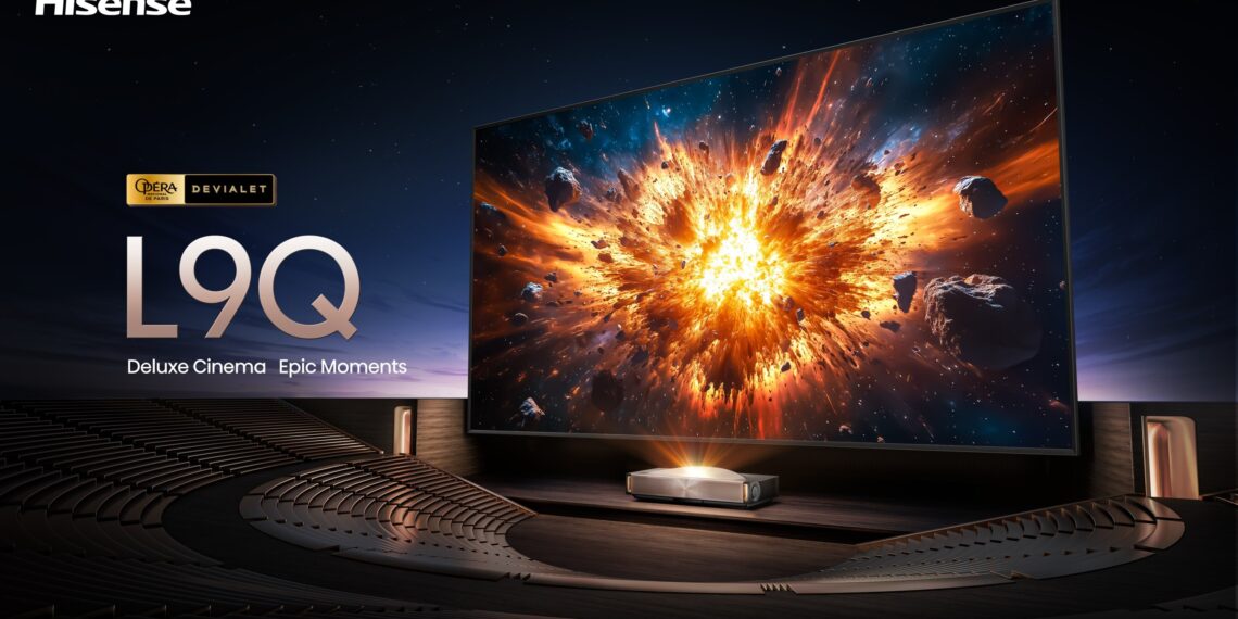 Hisense Unveils the TriChroma Laser TV L9Q as a New Standard in Home Cinema