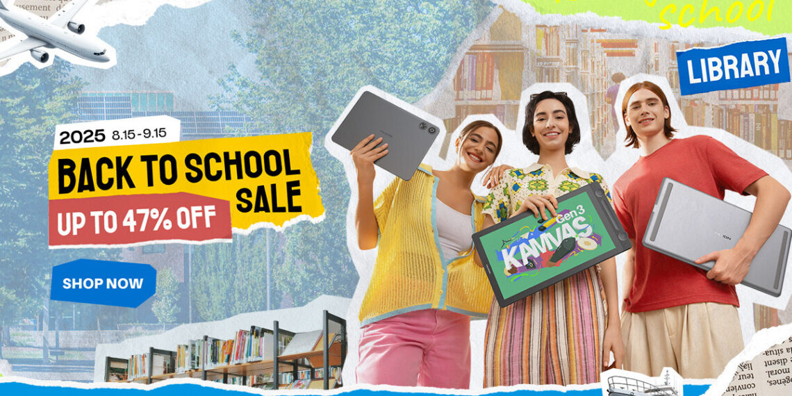 Huion Launches 2025 Back-to-School Deals: Promotions for Creative Tools for Students & Teachers
