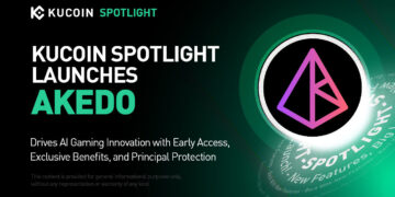 KuCoin Spotlight Drives AI Gaming Innovation: Launches Token Sale for AKEDO with Early Access, Exclusive Benefits, and Principal Protection