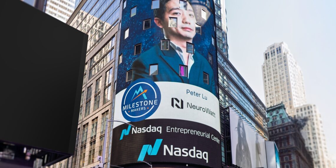 From Nasdaq Milestone Makers to Market Mover: NeuroWatt Illuminates Times Square