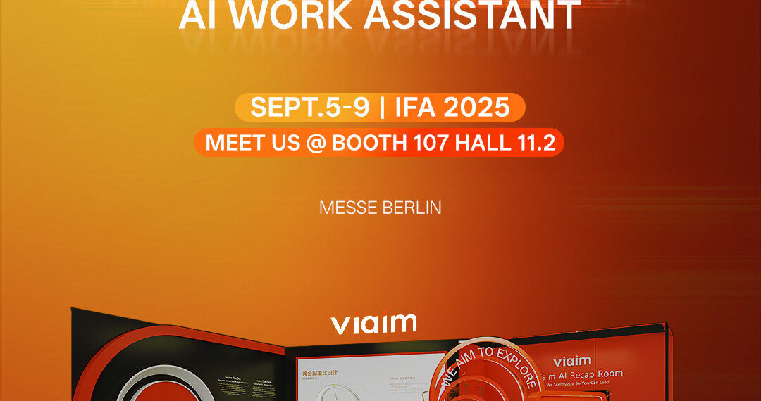 viaim Presents OpenNote at IFA 2025, Stylish AI Earbuds Designed for Work, Inspiration, and Everyday Life