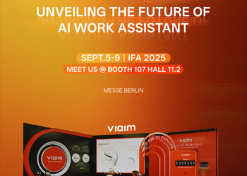viaim Presents OpenNote at IFA 2025, Stylish AI Earbuds Designed for Work, Inspiration, and Everyday Life