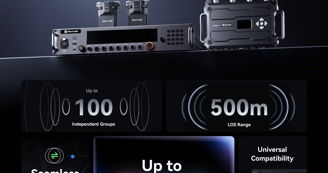 Hollyland Launches New Large-Scale Wireless Intercom System for Broadcast, Events, and Industrial Use