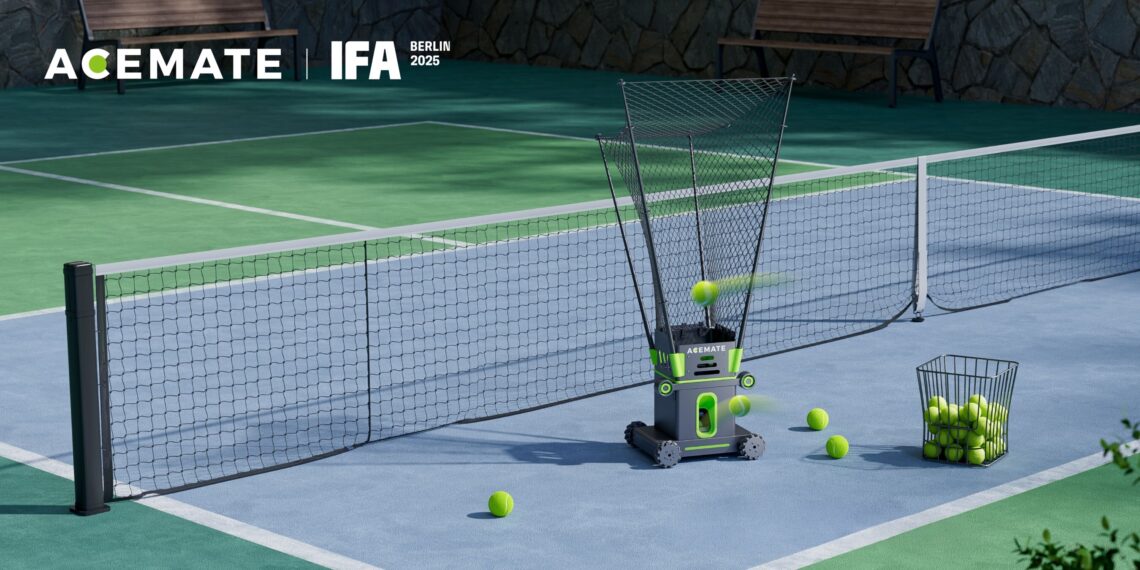 Acemate Debuts the World’s First Real-Rally AI Tennis Robot at IFA 2025