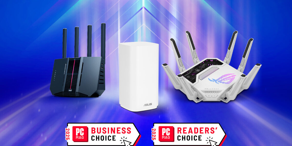 ASUS Routers Sweep PCMag Readers’ Choice and Business Choice Awards
