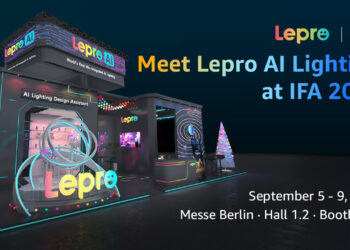 Lepro Unveils AI Lighting Pro Series at IFA 2025, the World’s First Mic-Integrated AI Lighting
