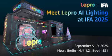 Lepro Unveils AI Lighting Pro Series at IFA 2025, the World’s First Mic-Integrated AI Lighting