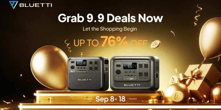 BLUETTI Launches 9.9 Mega Sale on Lazada: Affordable Backup for Every Home