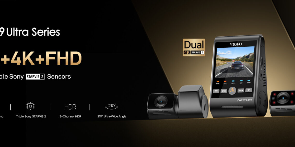 Meet the VIOFO A229 Ultra Series: VIOFO’s First Dual 4K Dashcam with 210° Cabin View