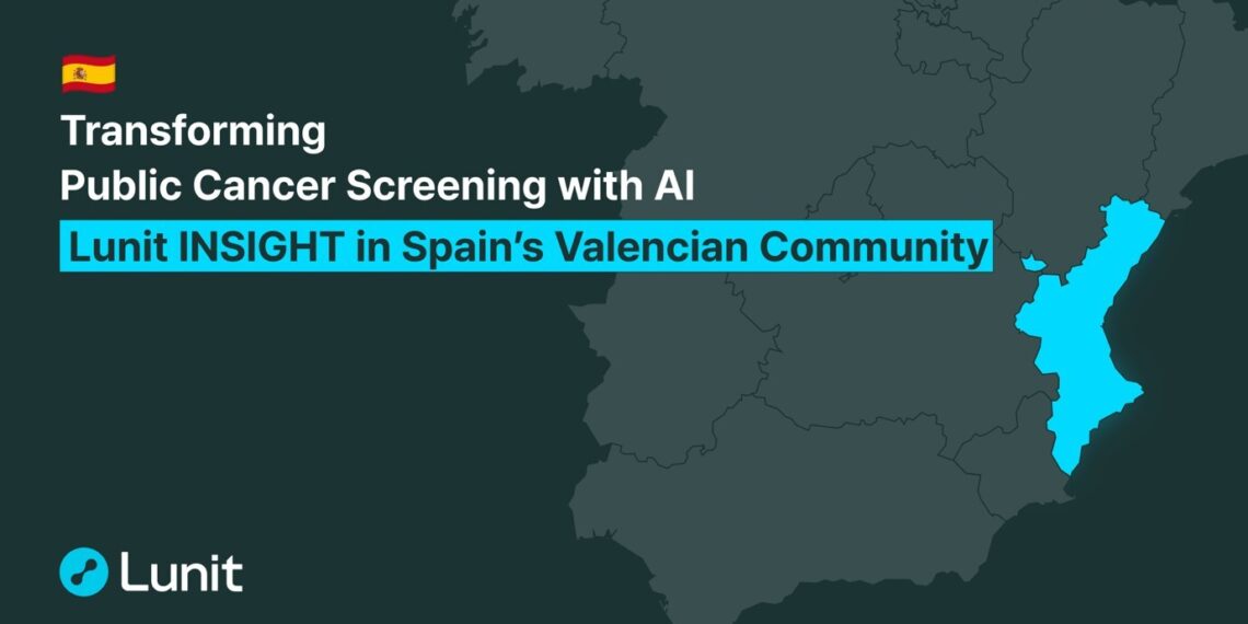 Lunit Selected as Exclusive AI Partner for Spain’s Valencian Community Breast Screening Program