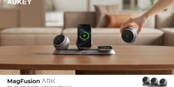 AUKEY Unveils MagFusion Ark, the World’s First Modular True Wireless Charger, at IFA 2025