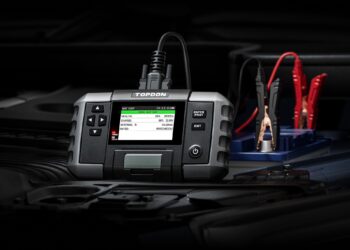 TOPDON US New BT600 Plus Professional-Grade Battery Tester Offers Built-In Battery for Hours of Mobile, Standalone Operation