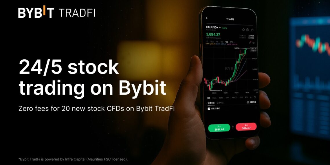 Bybit launches 24/5 stock CFD trading on TradFi platform