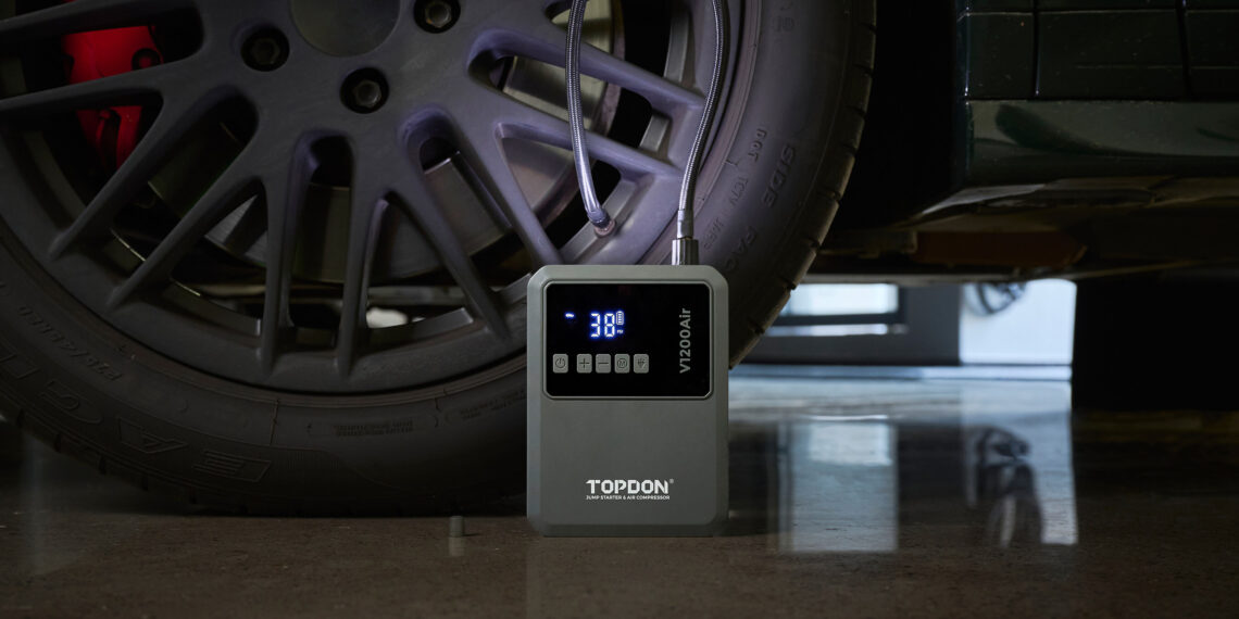 TOPDON US Introduces V1200Air to North American Market, Features Battery-Powered Jump Starter, Air Compressor with 1200A Peak Current
