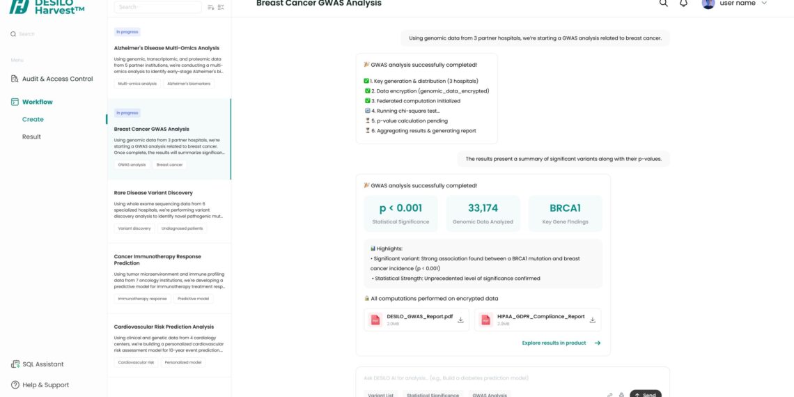 Desilo to Launch “HARVEST™,” Encrypted Data Collaboration Platform for Healthcare, in December