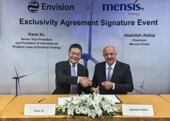 Envision Energy Signs Exclusivity Agreement with Mensis Enerji to Initially Drive 4.5 GW Wind Project in Turkey