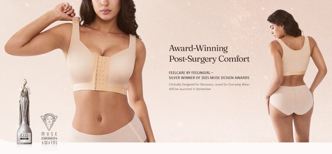 FEELINGIRL Honored at MUSE Design Awards for Redefining Post-Surgery Shapewear