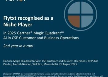 Flytxt mentioned as a Niche Player for Second Consecutive Year in the 2025 Gartner® Magic Quadrant™ for AI in CSP Customer and Business Operations