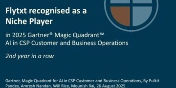 Flytxt mentioned as a Niche Player for Second Consecutive Year in the 2025 Gartner® Magic Quadrant™ for AI in CSP Customer and Business Operations