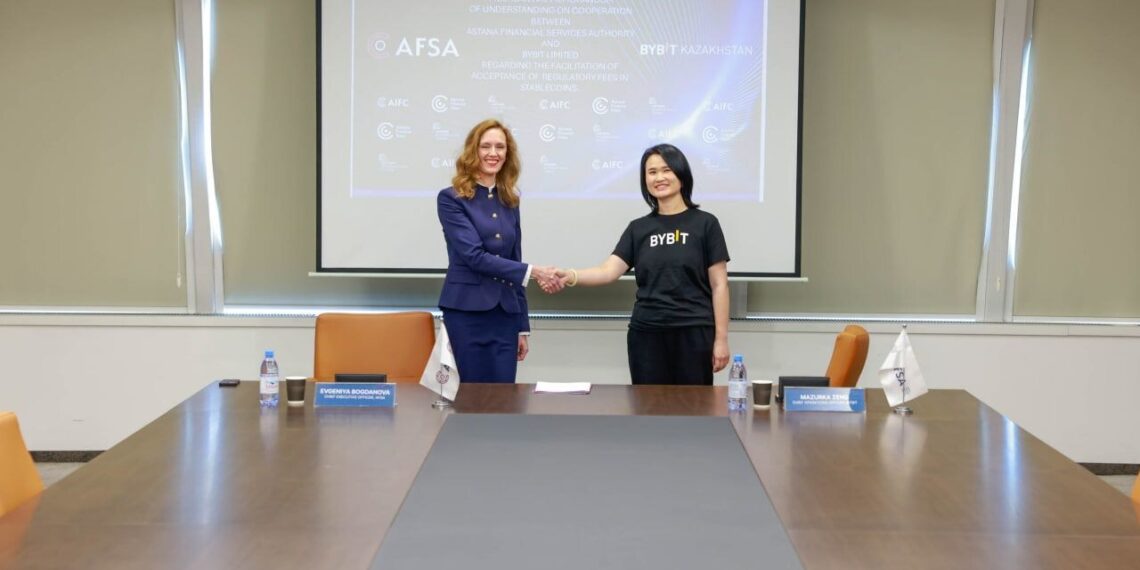 Bybit Kazakhstan and AFSA Pioneer Stablecoin Payments for AIFC Regulatory Fees