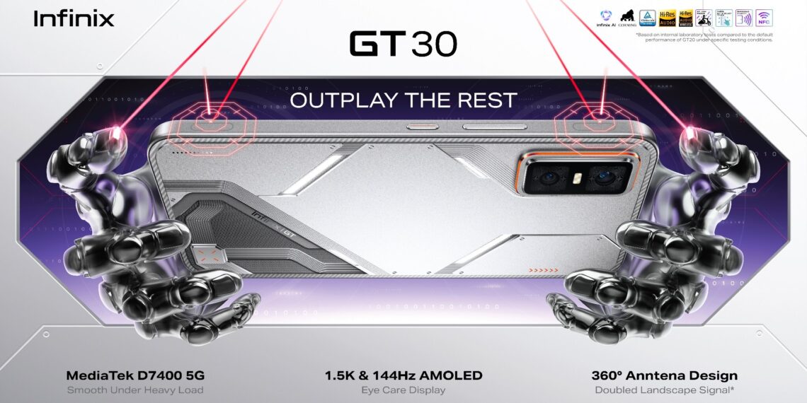 Infinix Announces Global Launch of GT 30, Further Expanding Its Gaming Device Lineup
