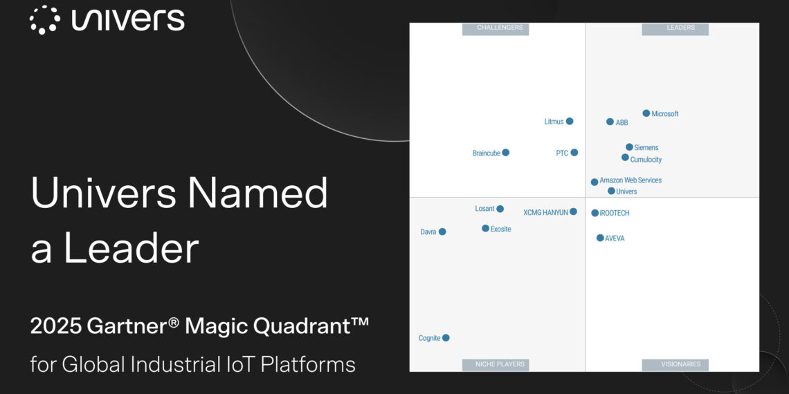 Univers Named a Leader in 2025 Gartner® Magic Quadrant™ for Global Industrial IoT Platforms