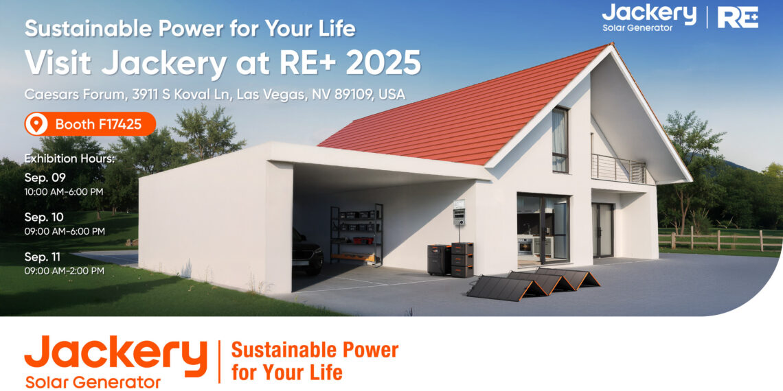 Jackery to Present Full Essential Home Backup Series at RE+ 2025, Highlighting HomePower 3600 Plus