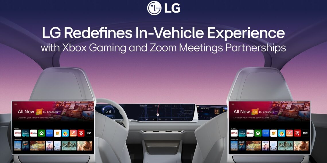 LG REDEFINES IN-VEHICLE EXPERIENCE WITH XBOX GAMING AND ZOOM MEETINGS PARTNERSHIPS