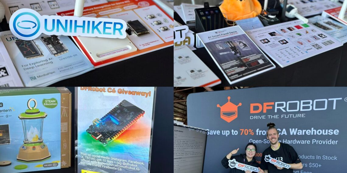 DFRobot Ignites Hands-On Innovation at 2025 Maker Faire Bay Area, Making AI and Tech Fun & Accessible.