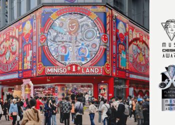 MINISO LAND Shanghai Wins Platinum at MUSE Design Awards 2025