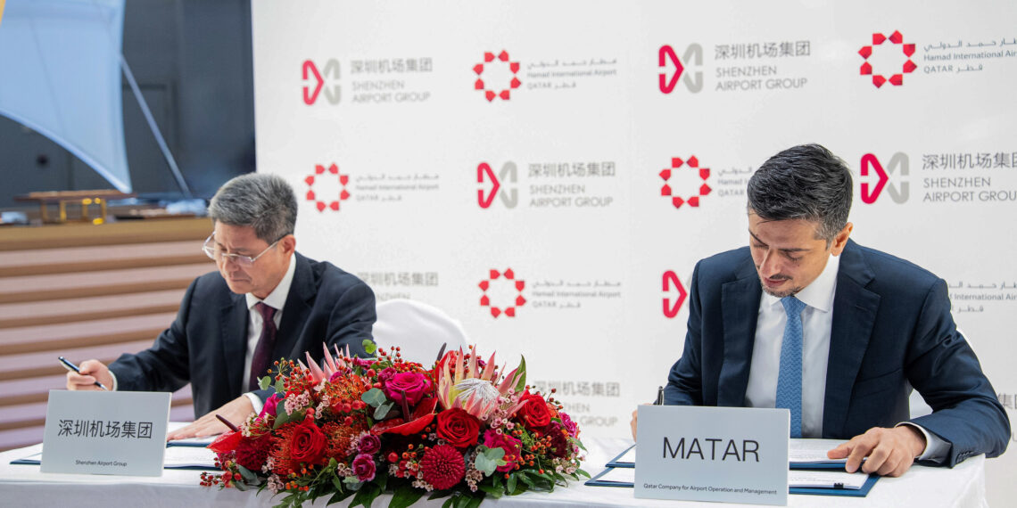 Hamad International Airport and Shenzhen Bao’an Airport Strengthen Partnership to Drive Innovation and Connectivity Between Qatar and China