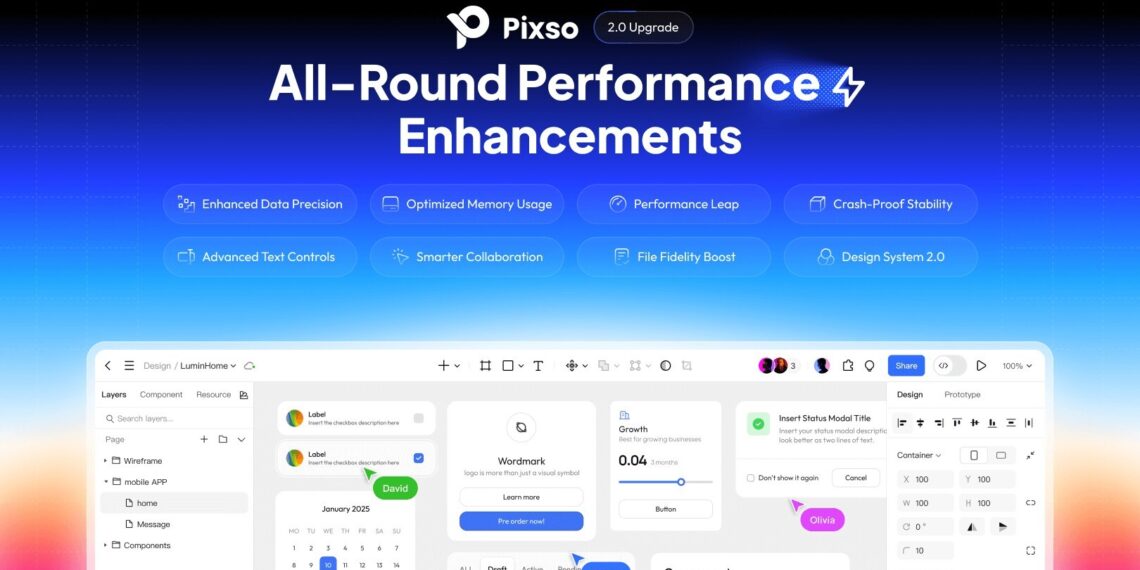 Pixso 2.0 Unleashes AI-Powered UI/UX Design Revolution with Breakthrough Performance