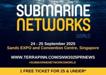 Submarine Networks World 2025 – the annual flagship event for the global subsea industry returns to Singapore in September.