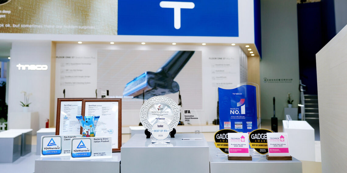 Tineco’s Latest Innovations Named Among the Best at IFA 2025